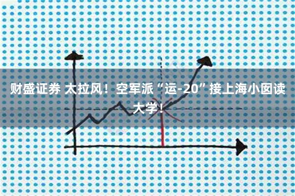 财盛证券 太拉风！空军派“运-20”接上海小囡读大学！