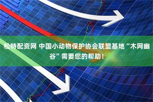 松特配资网 中国小动物保护协会联盟基地“木网幽谷”需要您的帮助！